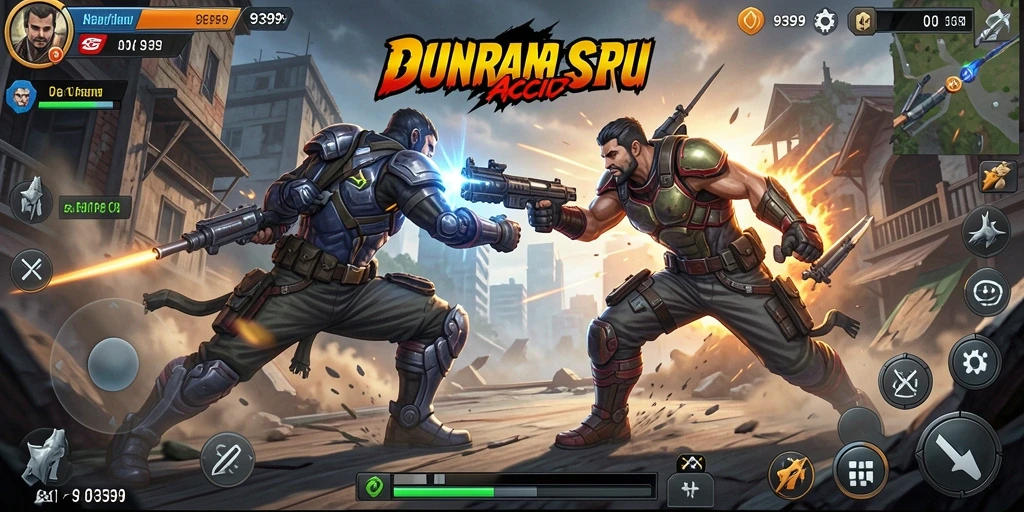 Tampilan gameplay 9399 yang menegangkan dengan aksi seru.
