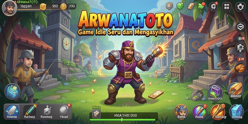 Screenshot ARWANATOTO menunjukkan gameplay yang menarik dan dinamis.