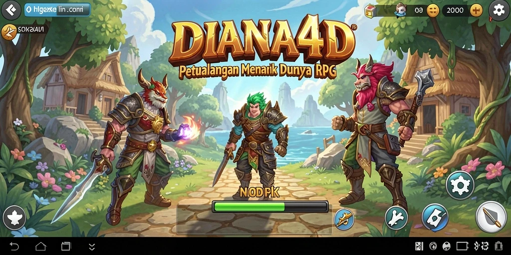 Tampilan menakjubkan dari gameplay seru DIANA4D.
