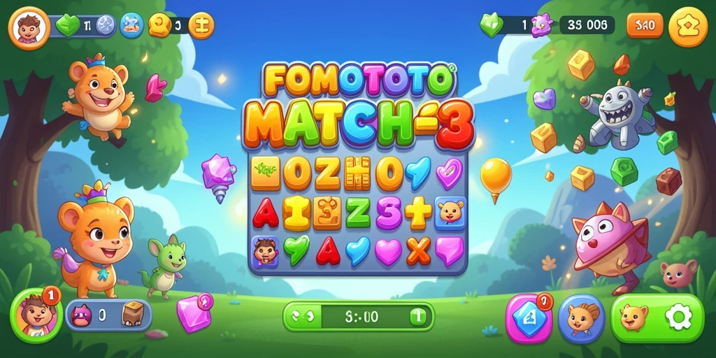 Gameplay seru dan penuh warna di FOMOTOTO.