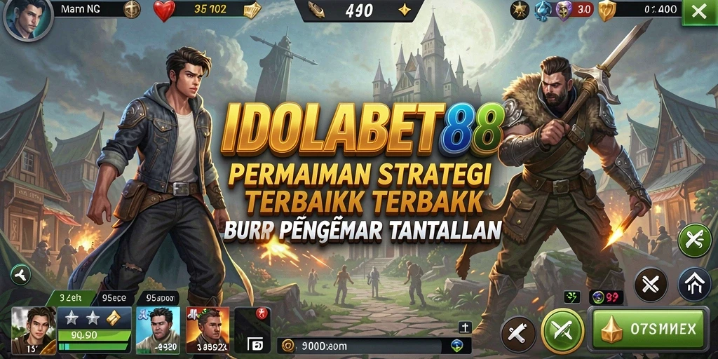 Tampilan menarik dari gameplay strategi di IDOLABET88.