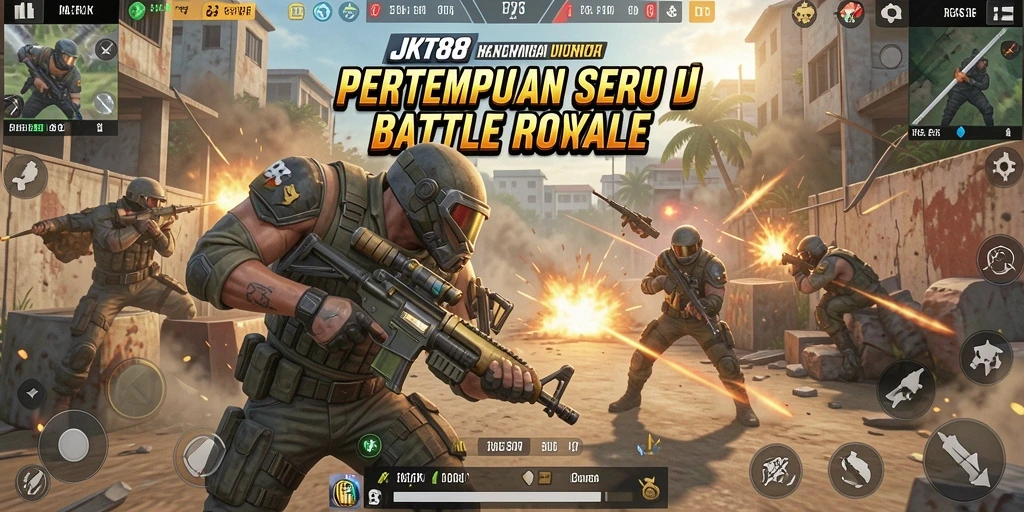 Tangkapan layar menunjukkan pertempuran intens di JKT88 dengan grafis menawan.