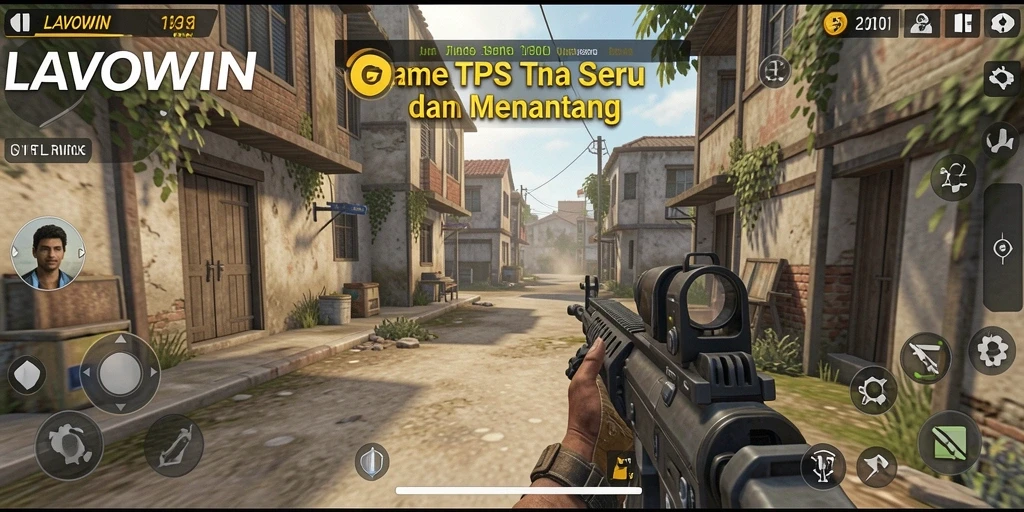 Tangkapan layar LAVOWIN menunjukkan pertempuran seru dalam TPS.