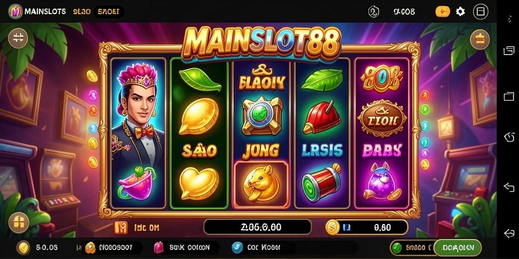 Tampilan gameplay MAINSLOT88 yang mendebarkan saat memutar slot.