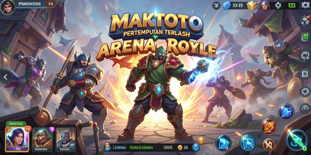 Tampilan gameplay MAKTOTO yang intens dan mendebarkan.