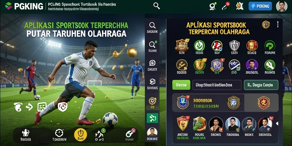 Tampilan menarik dari gameplay PGKING dalam taruhan olahraga.