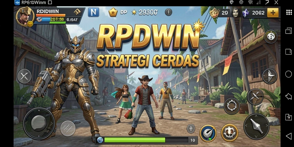 Tampilan gameplay RPIDWIN dengan aksi strategis yang mendebarkan.