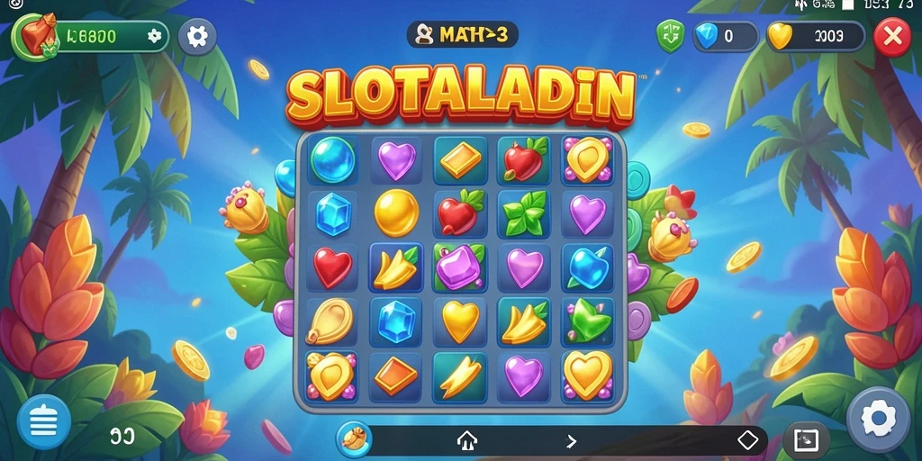 Tampilan gameplay Slot Aladin yang seru dan penuh warna.
