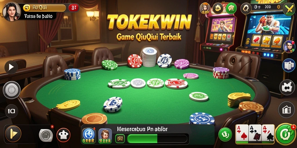 Tampilan gameplay QiuQiu yang seru dan interaktif.