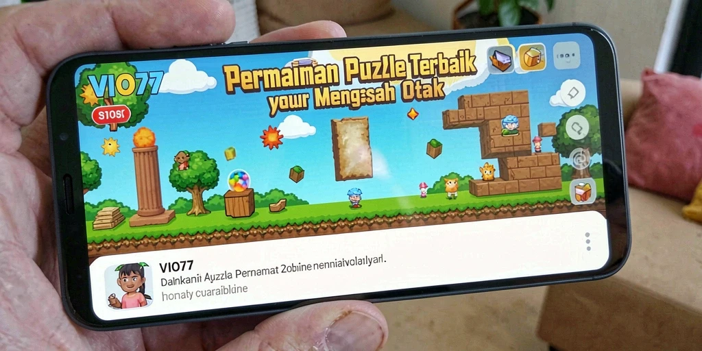 Tampilan gameplay VIO77 dengan tantangan Puzzle menarik.