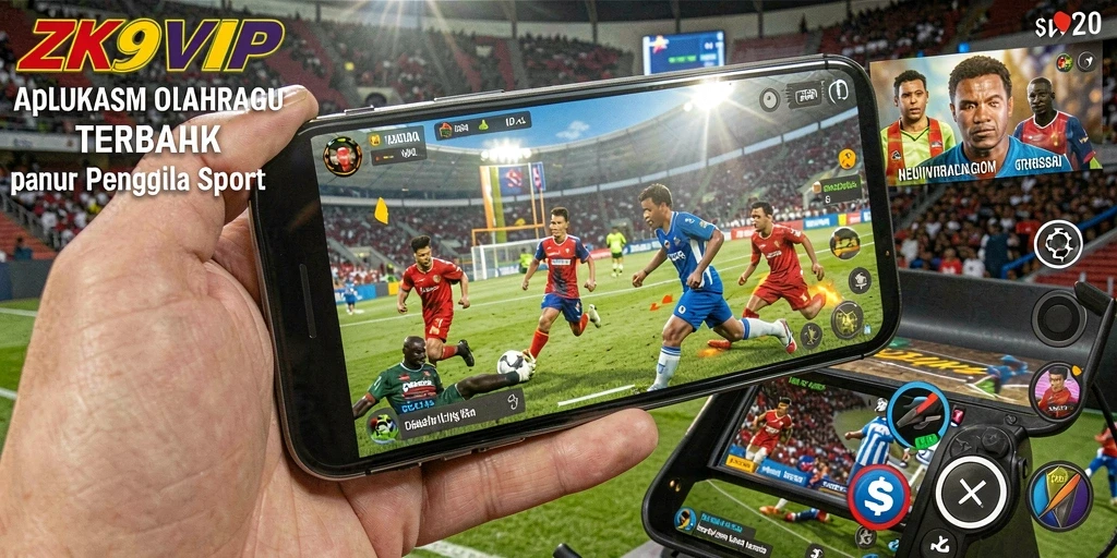 Tampilan intens dari gameplay olahraga ZK9VIP yang seru dan kompetitif.